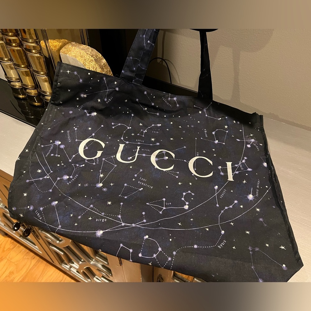 Gucci Constellations shopping bag/dust bag, New, Unused, Authentic! 21Wx16Hx8D
